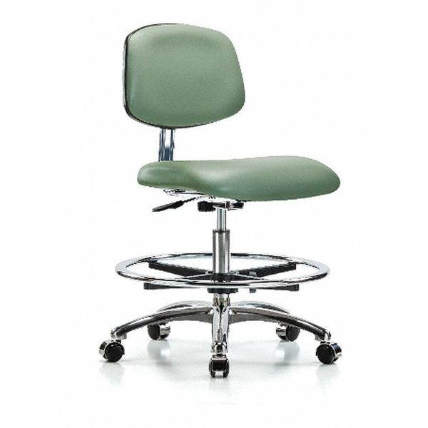 Vinyl Medium Bench Chair, 21-1/2