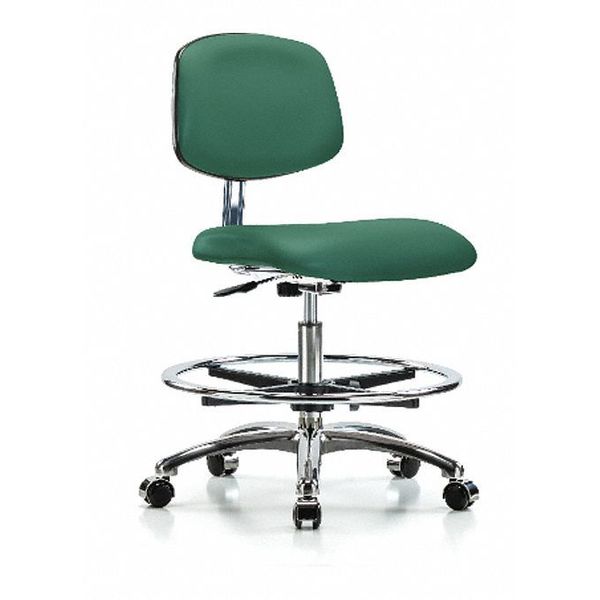 Vinyl Medium Bench Chair, 21-1/2