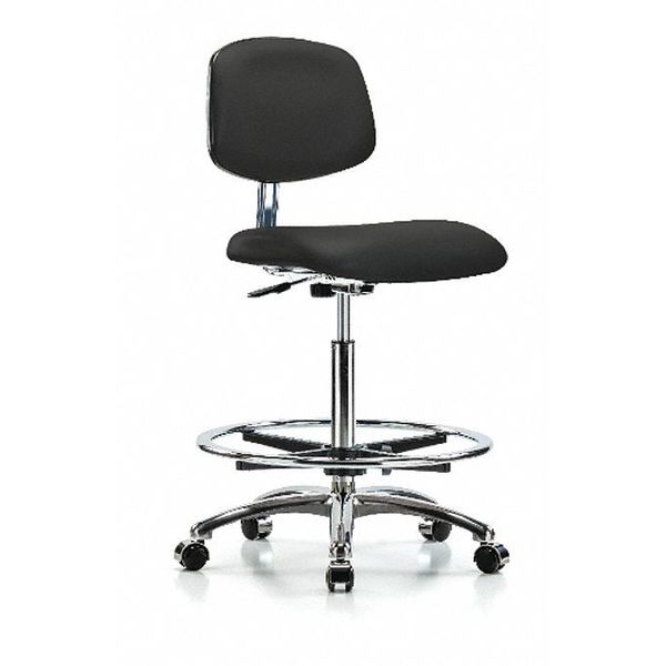 Clean Room Chair, Vinyl, 25-3/4