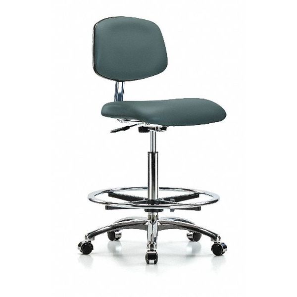 Clean Room Chair, Vinyl, 25-3/4