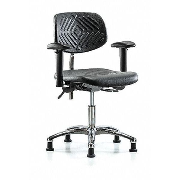 Clean Room Chair, Vinyl, 17-1/2