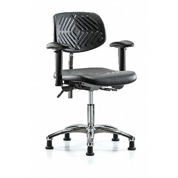 Clean Room Chair, Vinyl, 17-1/2