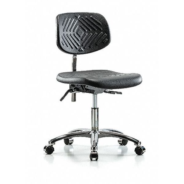 Clean Room Chair, Vinyl, 17-1/2
