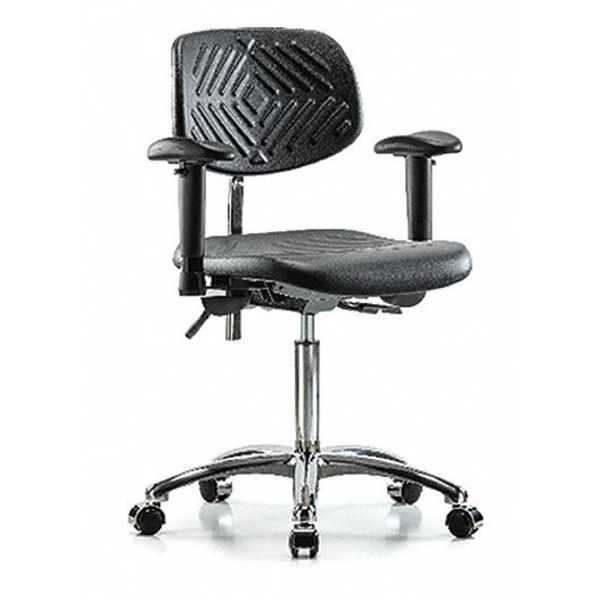 Clean Room Chair, Vinyl, 20-1/4