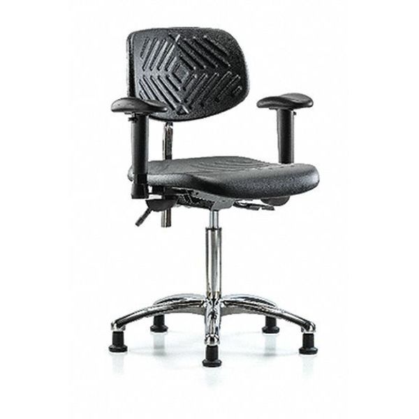 Clean Room Chair, Vinyl, 20-1/4