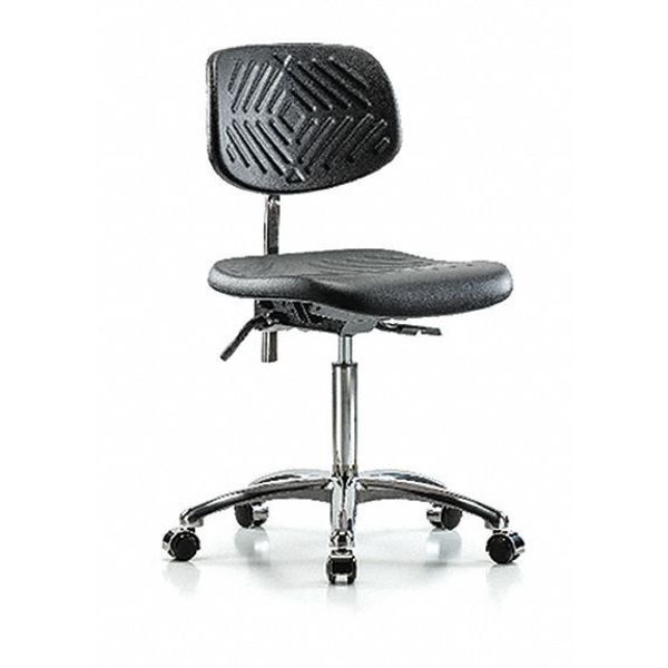 Clean Room Chair, Vinyl, 20-1/4