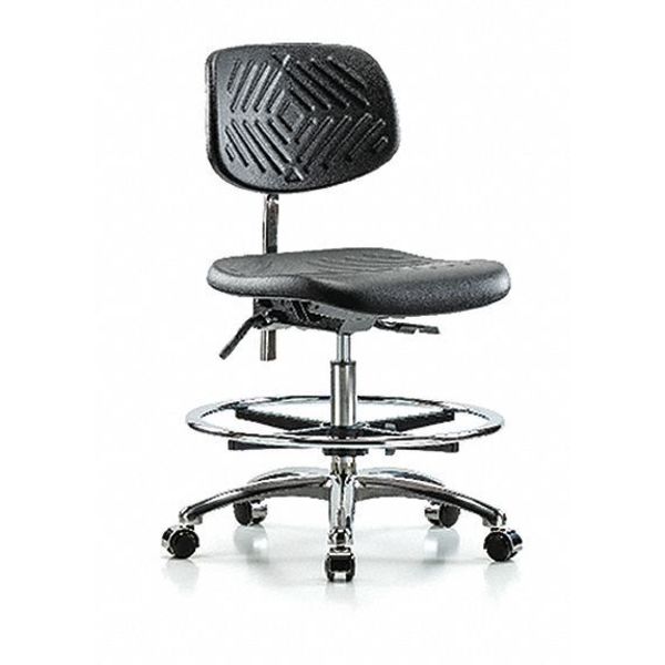 Clean Room Chair, Vinyl, 20-1/4