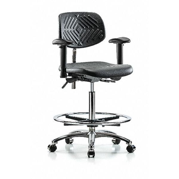 Clean Room Chair, Vinyl, 24-1/2