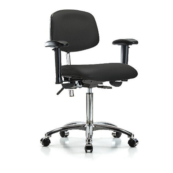 Clean Room Chair, Vinyl, 21-1/2