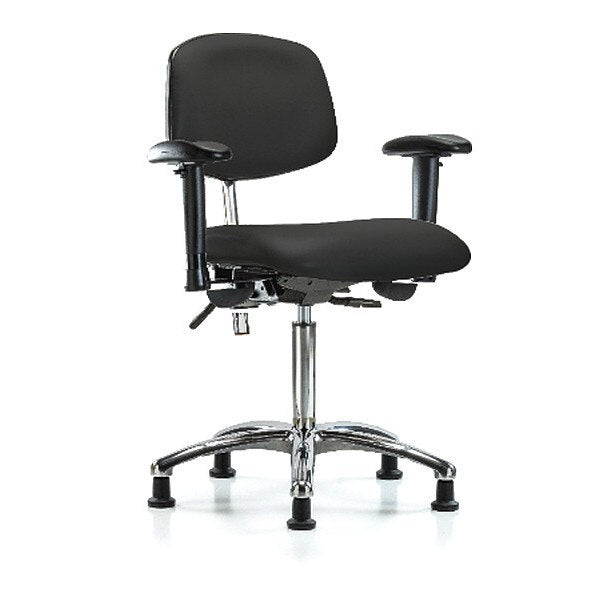 Clean Room Chair, Vinyl, 21-1/2