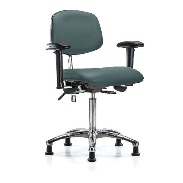 Clean Room Chair, Vinyl, 21-1/2