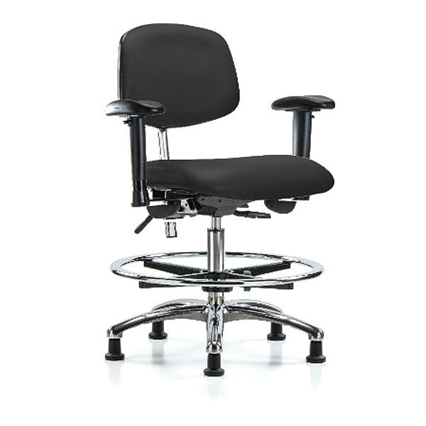 Clean Room Chair, Vinyl, 21-1/2
