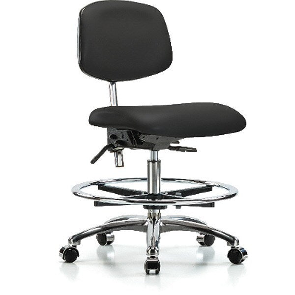 Clean Room Chair, Vinyl, 21-1/2