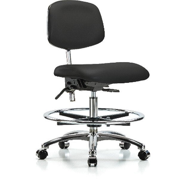 Clean Room Chair, Vinyl, 21-1/2