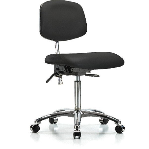 Clean Room Chair, Vinyl, 21-1/2
