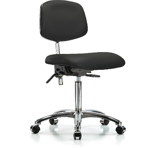 Clean Room Chair, Vinyl, 21-1/2