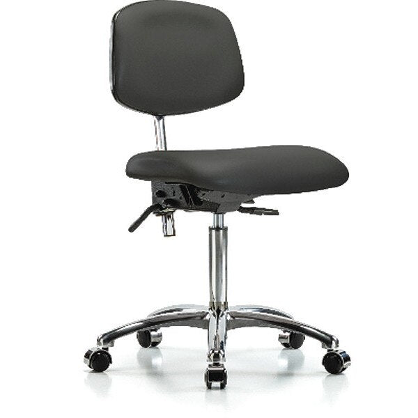 Med Bench Chair, Vin, Chrm, Cast, Gry, CL100