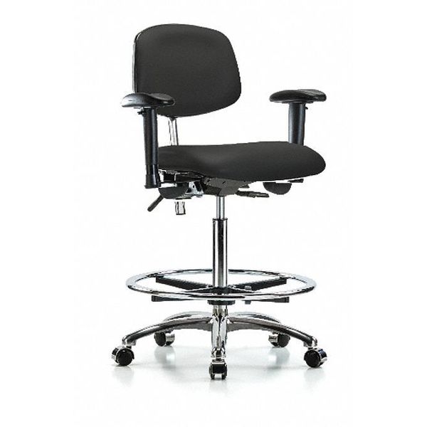 Clean Room Chair, Vinyl, 26-1/4