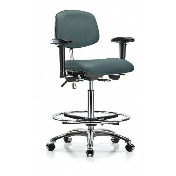Clean Room Chair, Vinyl, 26-1/4