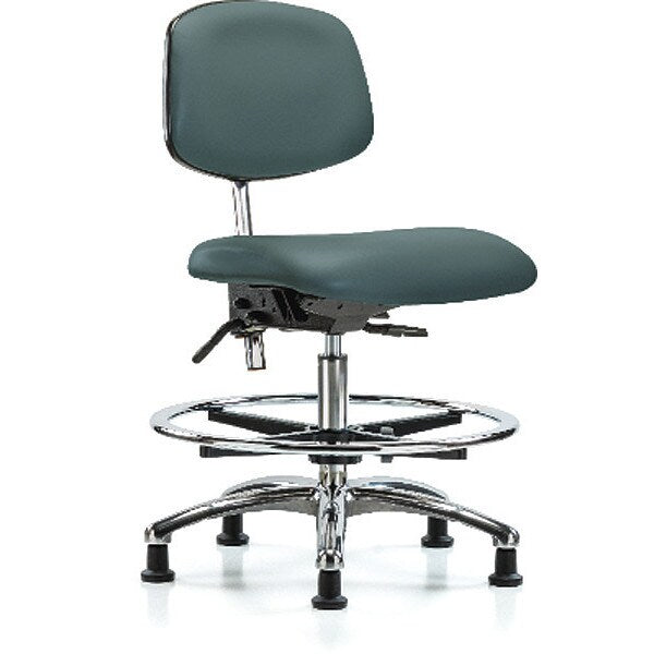 Clean Room Chair, Vinyl, 21-1/2