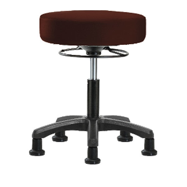 Desk Mini-Stools, Vinyl, Glides, Burg