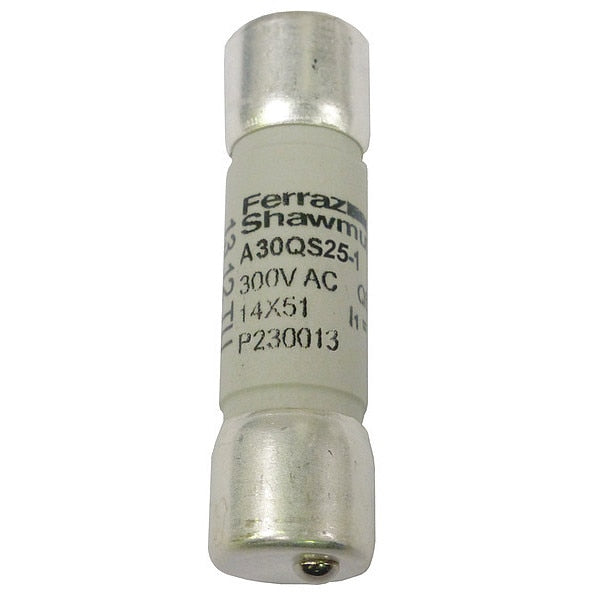 Semiconductor Fuse, Fast Acting, 25 A, A30QS Series, 300V AC, 300V DC, 2
