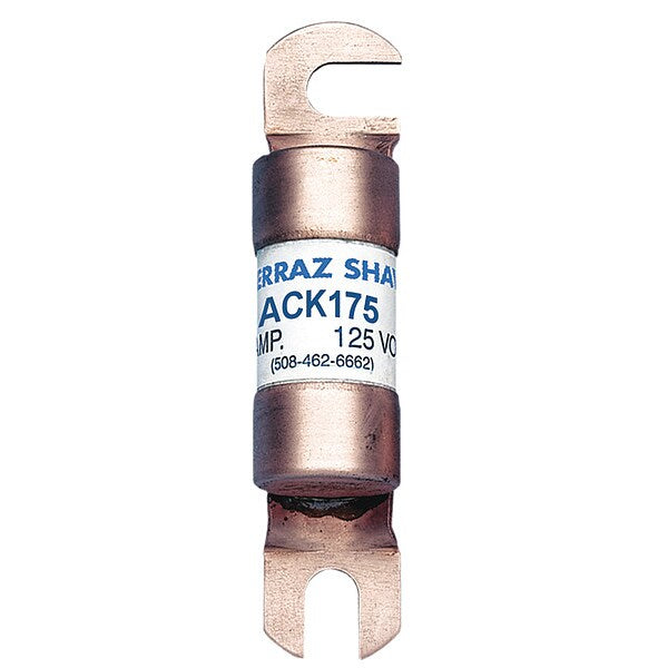 Forklift Limiter Fuse, Time Delay, 175 A, ACK Series, 125V AC, 125V DC, 4-3/4