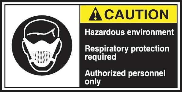 Label, CEMA, 2-1/2x5, Caution Hazard, PK5, LECN684