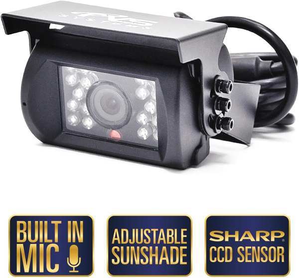 Rear View Camera System, CCD, 130 deg.