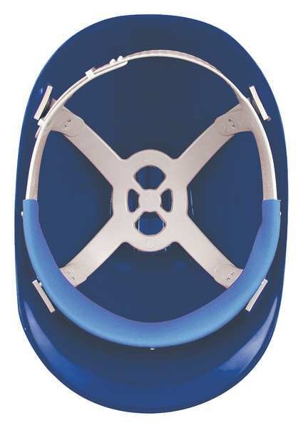Replacement Bump Cap Brow Pad, Moisture Wicking Sweatband, Nylon/Polyester Foam, Blue