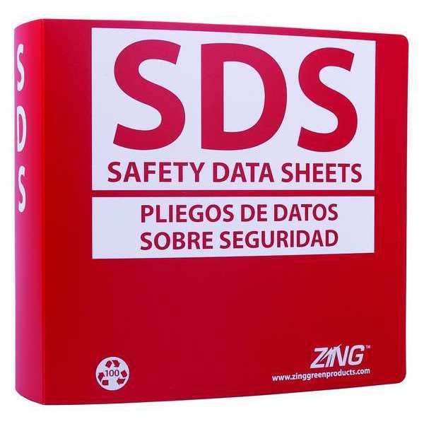 GHS SDS Binder, 3 in., Bilingual