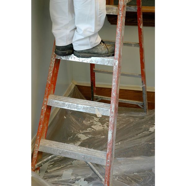 Drop Cloth, LDPE, Clear, 9 ft.L, 2 mil