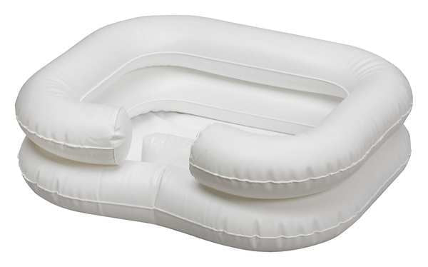Bed Shampoo, Wht, Plastic, Contains Latex