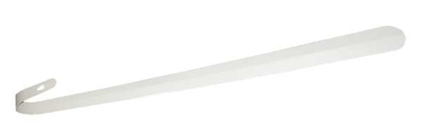Shoe Horn, Wht, Steel, Latex Free