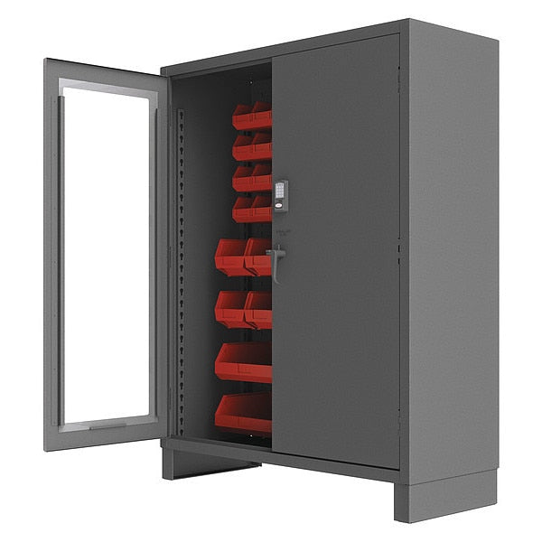 Extra-Heavy Duty Bin Cabinet, 60 in W, 78 in H, 24
