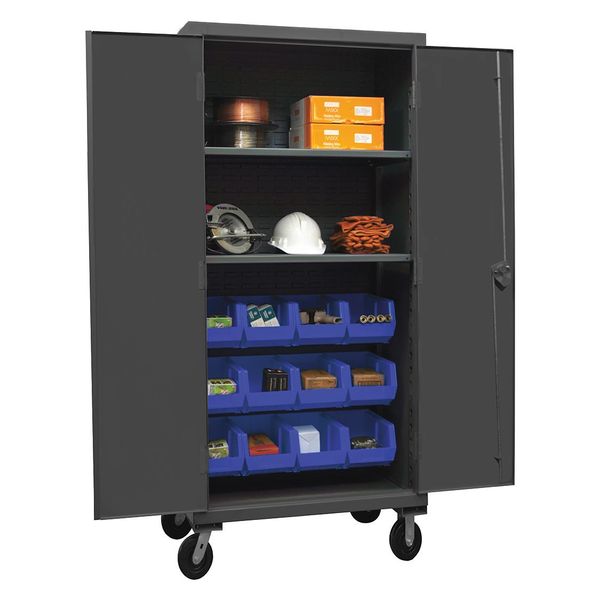 Super Duty Bin Cabinet, 36 in W, 80 in H, 24