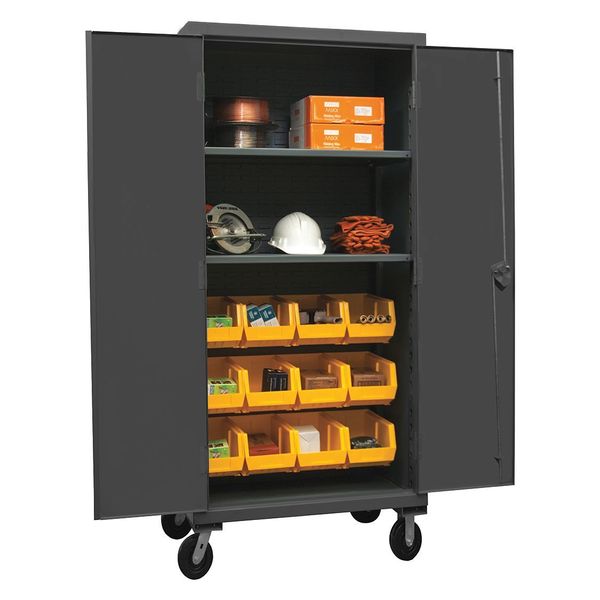 Super Duty Bin Cabinet, 36 in W, 80 in H, 24