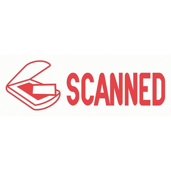 Message Stamp, Scanned, Red, 36
