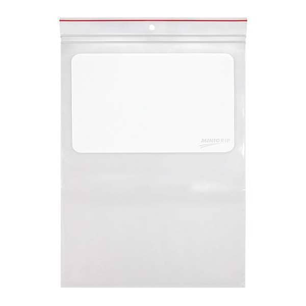 Reclosable Poly Bag Double Zipper Seal 12