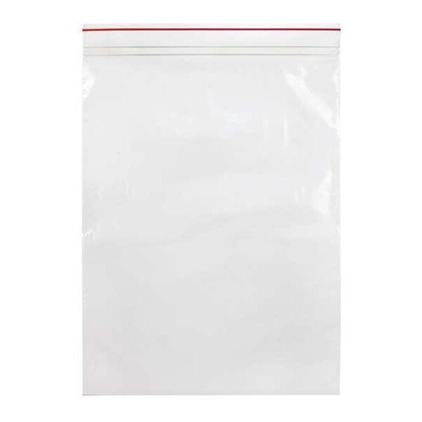 Reclosable Poly Bag Double Zipper Seal 12