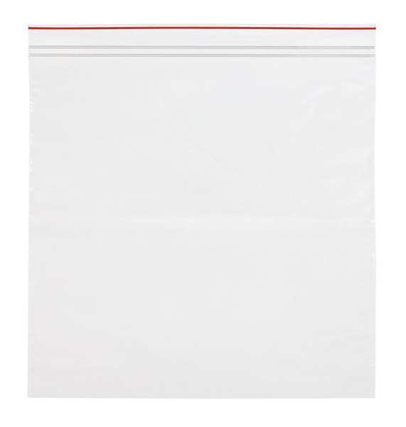 Reclosable Poly Bag Double Zipper Seal 12
