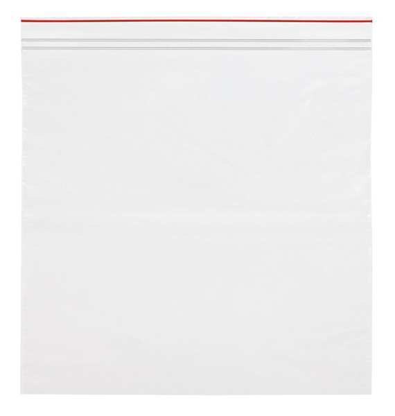 Reclosable Poly Bag Double Zipper Seal 12