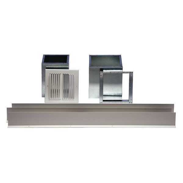 Outlet Register, Side, Powder Coat, 10 in L