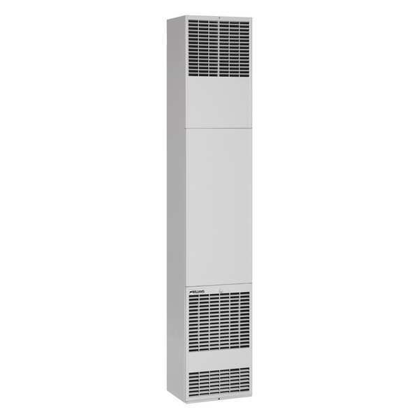 Recessed-Mount Gas Wall Heater, Natural Gas, Direct Counter Flow Vent Type, Fan Forced Convection