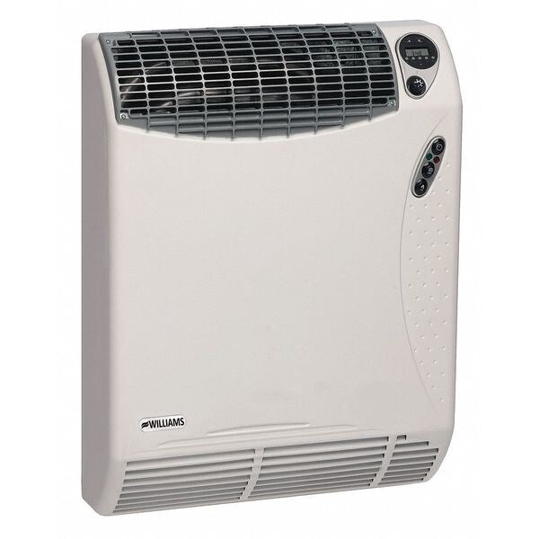 Surface-Mount Gas Wall Heater, Natural Gas, Direct Vent Vent Type, Fan Forced Convection