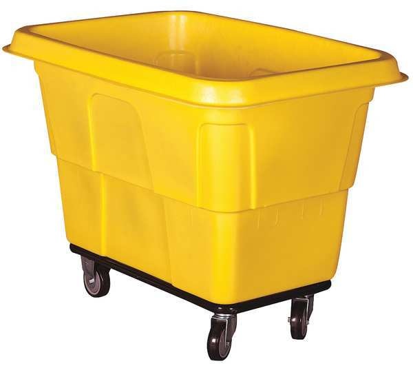Cube Truck, 9/16 cu. yd., 600lb Cap, Yellow