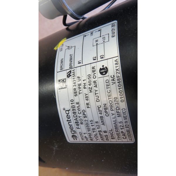 Motor, 1 HP, 120V