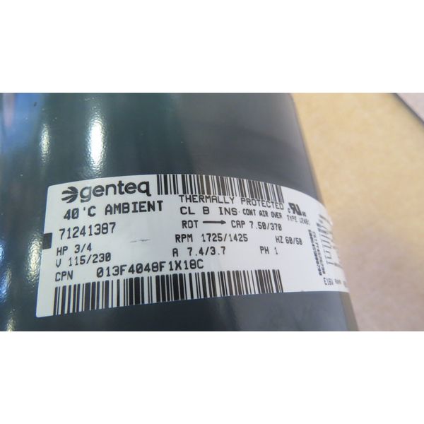 Motor, 120/208,230V, 3/4 HP