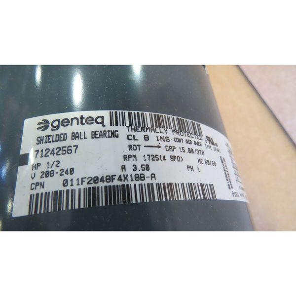 Motor, 208-230V, 1/2 HP