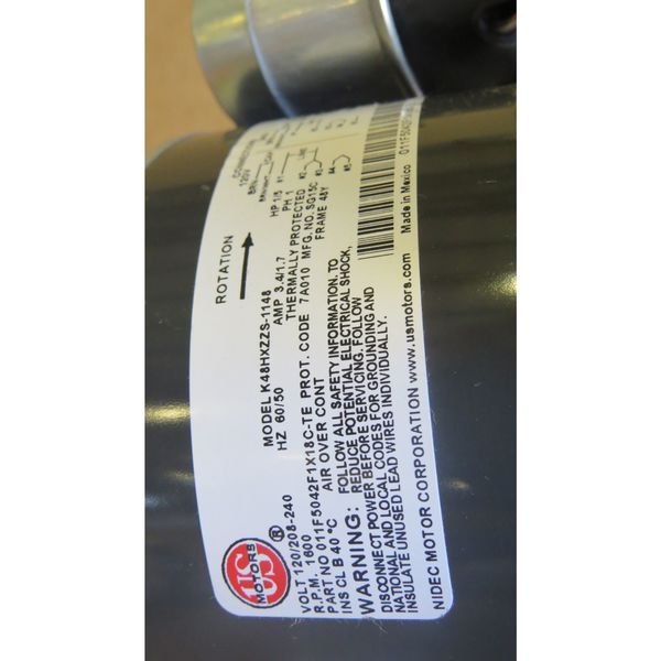 Motor, 120/208-230V, 1/5 HP